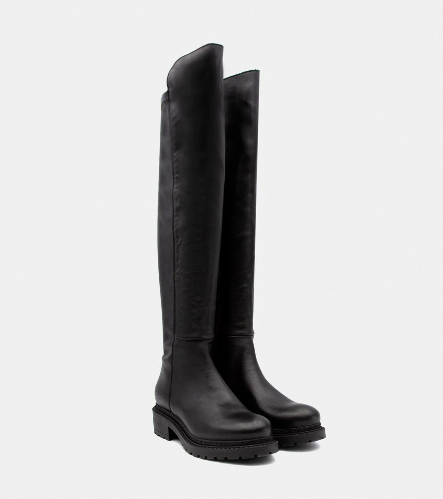 Boots PEZZELLA | Black Calfskin Boots