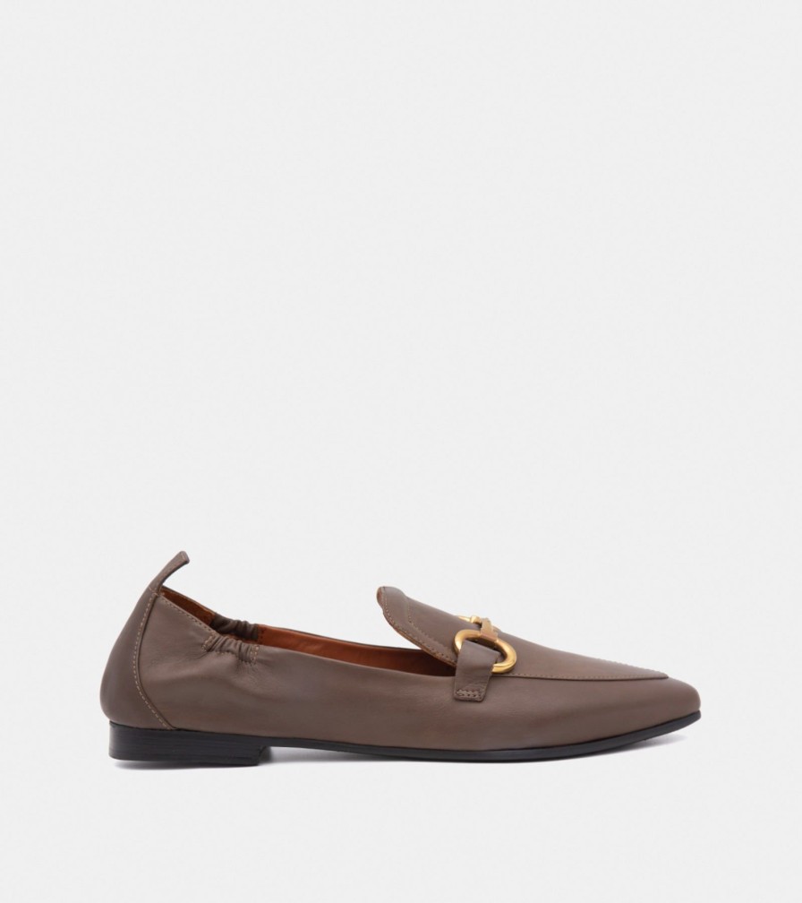 Moccasins G.UNION | Taupe Nappa Loafers