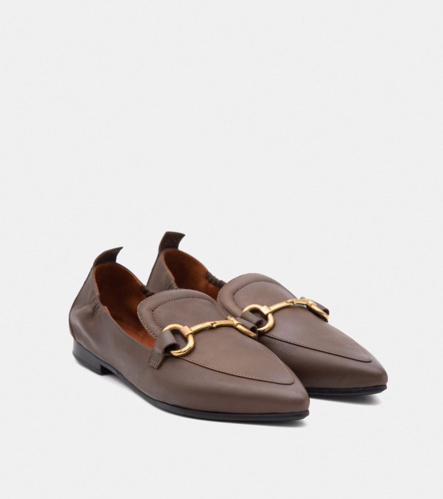 Moccasins G.UNION | Taupe Nappa Loafers