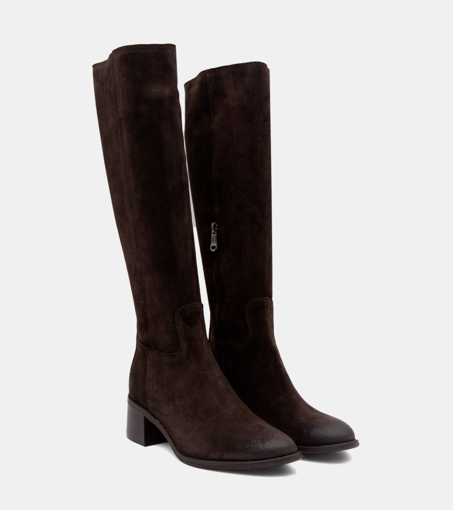 Boots Vu0026C | Brown Suede Boots