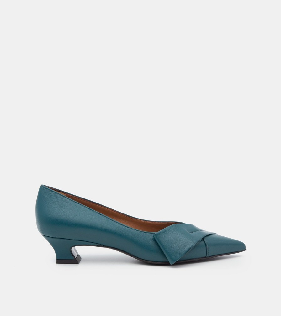 Pumps MARTINA | Emerald Nappa Decollete