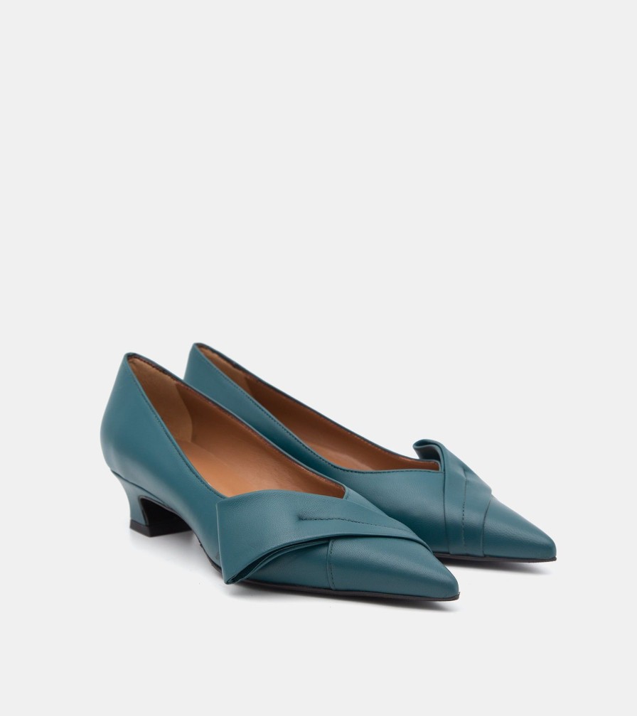 Pumps MARTINA | Emerald Nappa Decollete