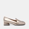 Moccasins MARTINA | Platinum Laminated Loafers