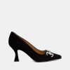 Pumps CRISPI | Black Suede Decollete