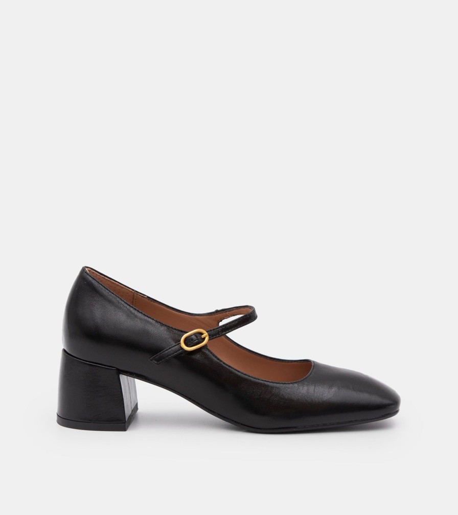 Pumps CANAPE | Black Naplak Decollete