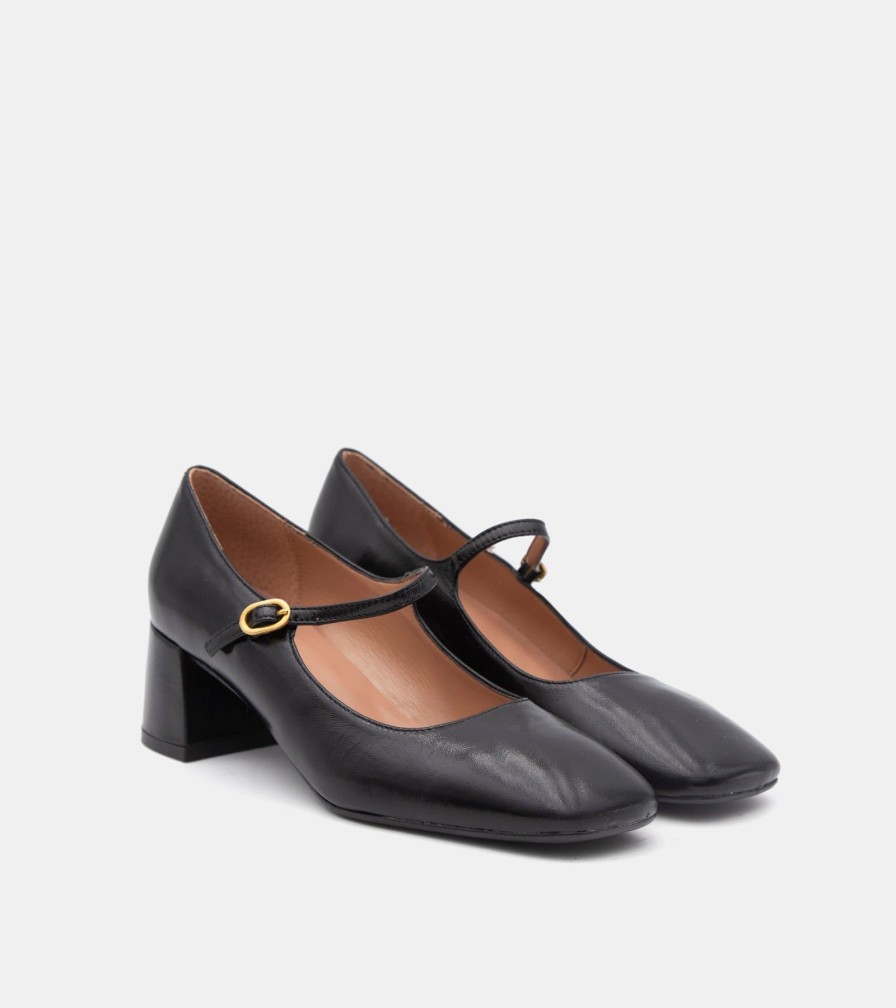 Pumps CANAPE | Black Naplak Decollete