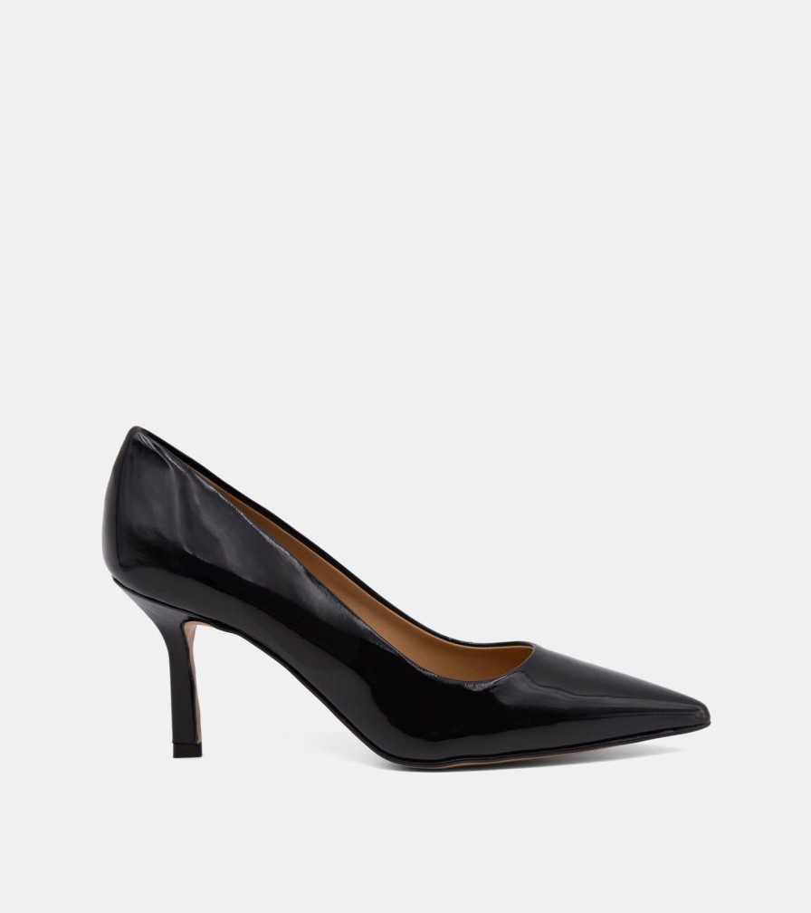 Pumps CRISPI | Patent Black Decollete