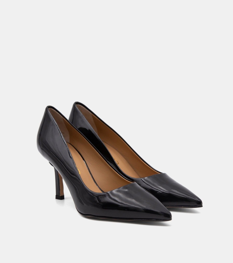 Pumps CRISPI | Patent Black Decollete