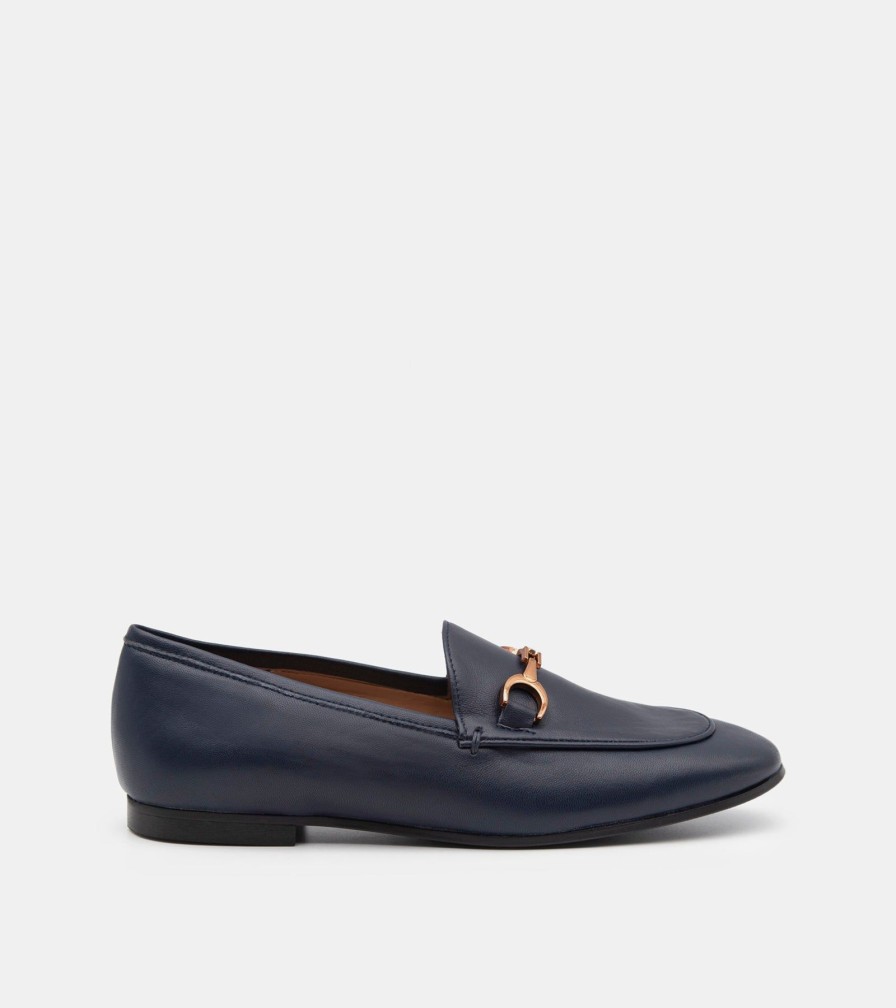 Moccasins CANAPE | Blue Nappa Loafers