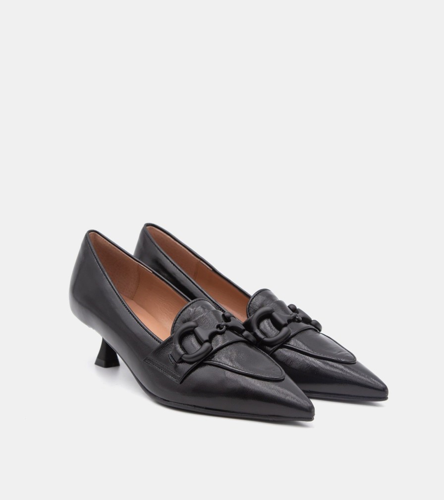 Pumps CANAPE | Black Naplak Decollete