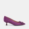 Pumps CANAPE | Plum Suede Decollete