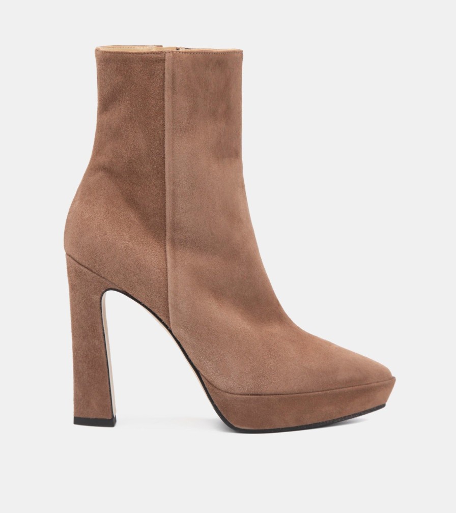 Ankle Boots LEFABIAN | Tronchetti Camoscio Marrone