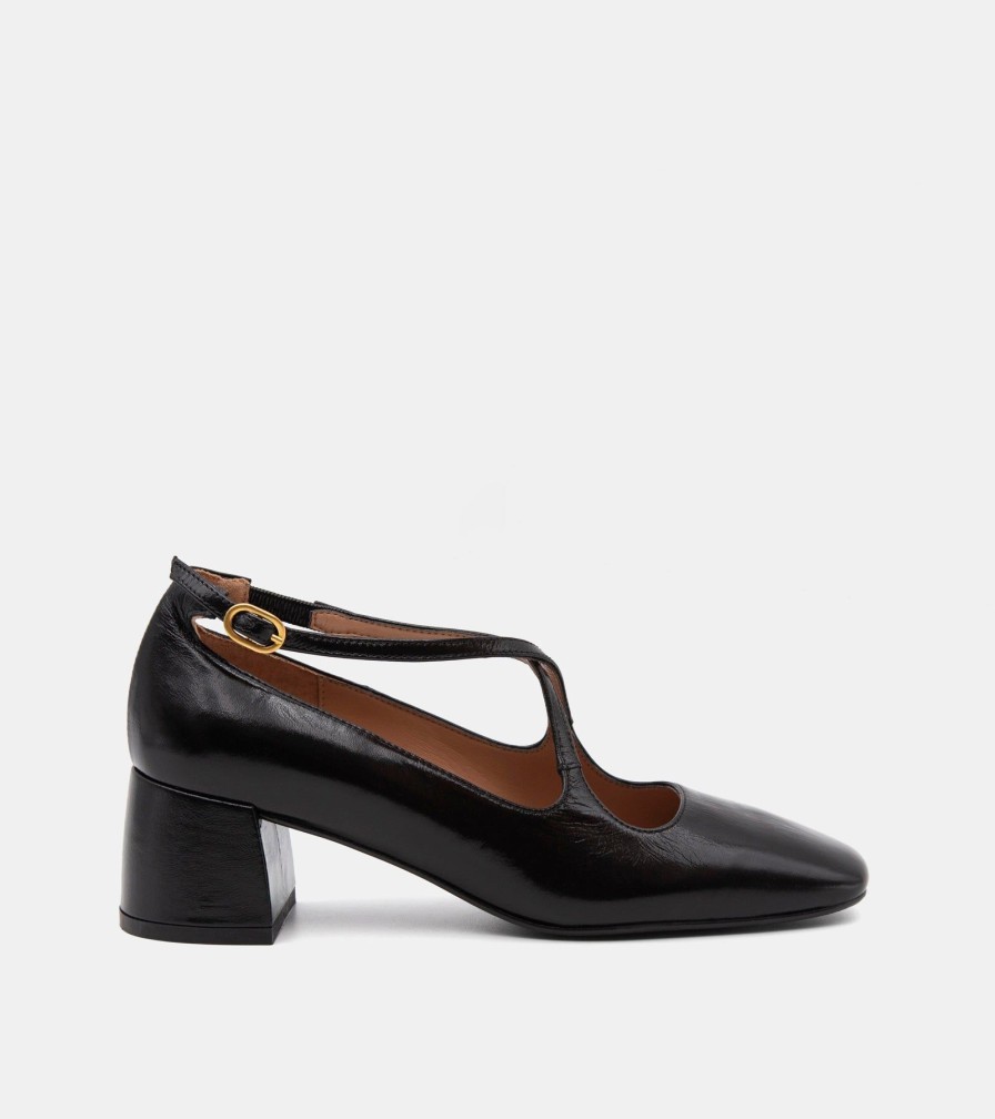 Pumps CANAPE | Black Naplak Decollete