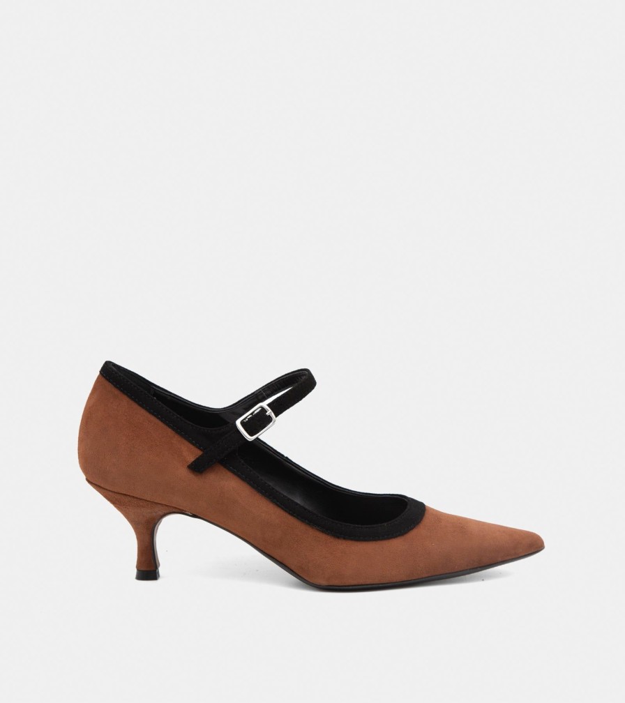 Pumps NOE | Leather Suede Decollete