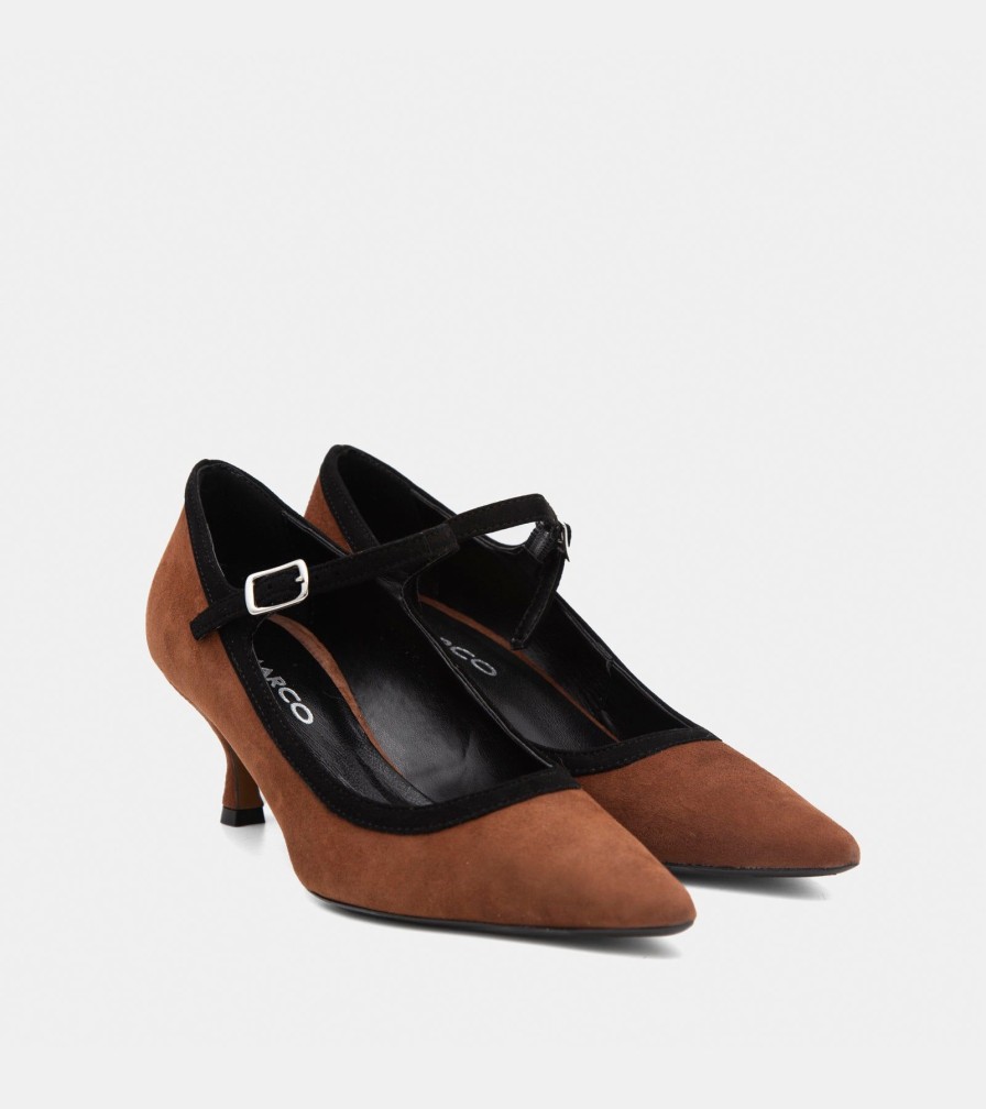 Pumps NOE | Leather Suede Decollete