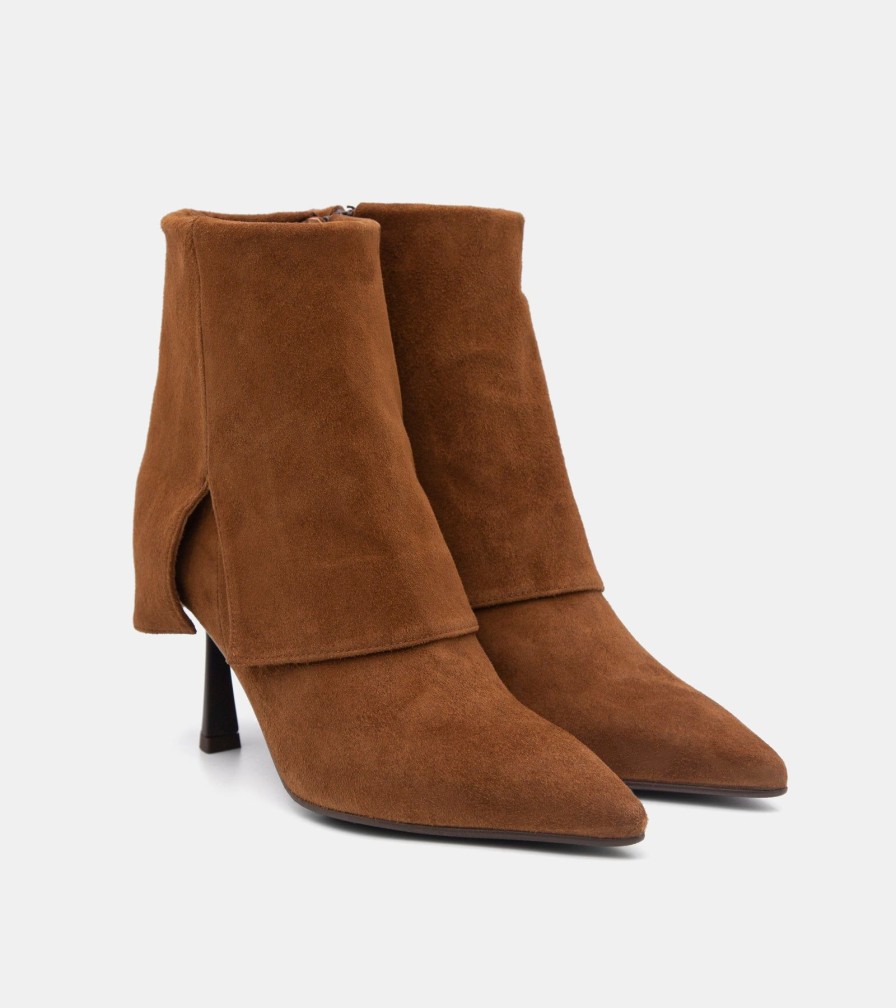 Ankle Boots MARTINA | Cigar Suede Ankle Boots