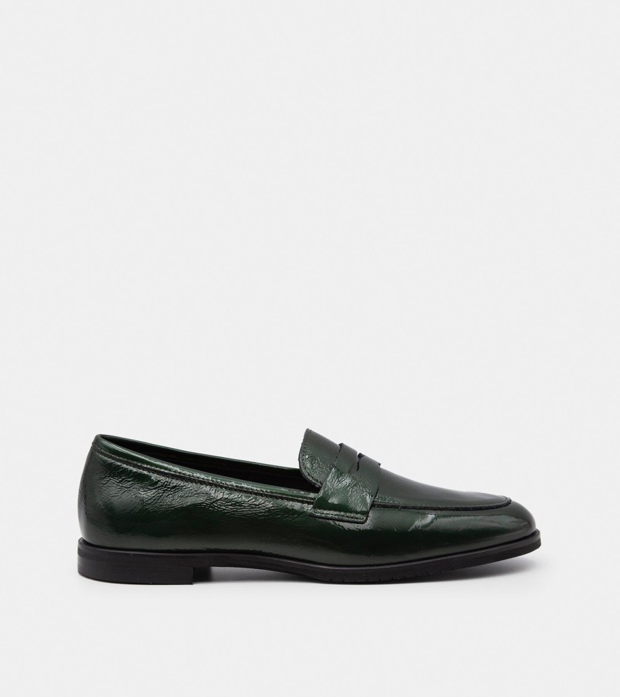 Moccasins BENCIVENGA | Green Naplak Loafers