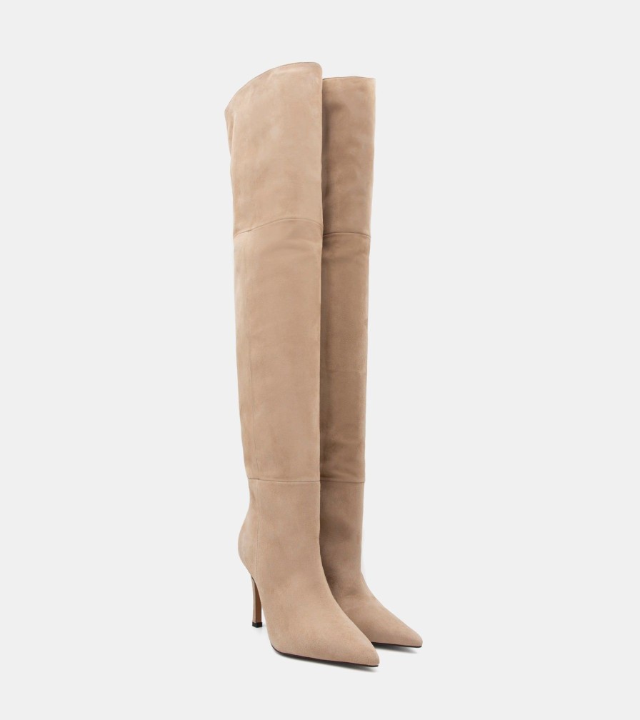 Boots CANAPE | Stivali Camoscio Crema