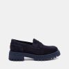 Moccasins CROWN | Blue Suede Loafers