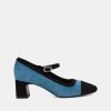 Pumps NOE | Teal Suede Decollete