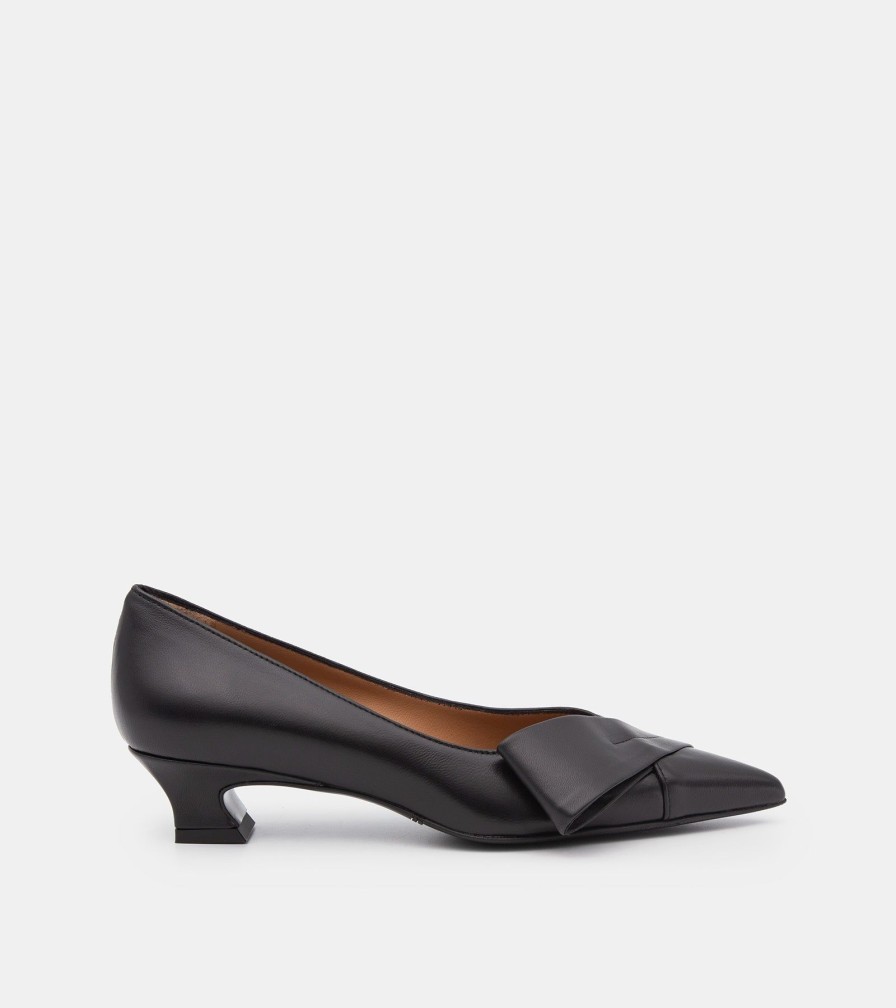 Pumps MARTINA | Black Nappa Decollete