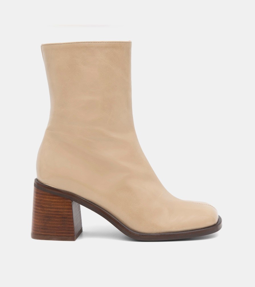 Ankle Boots ALARCON | Tronchetti Naplak Beige