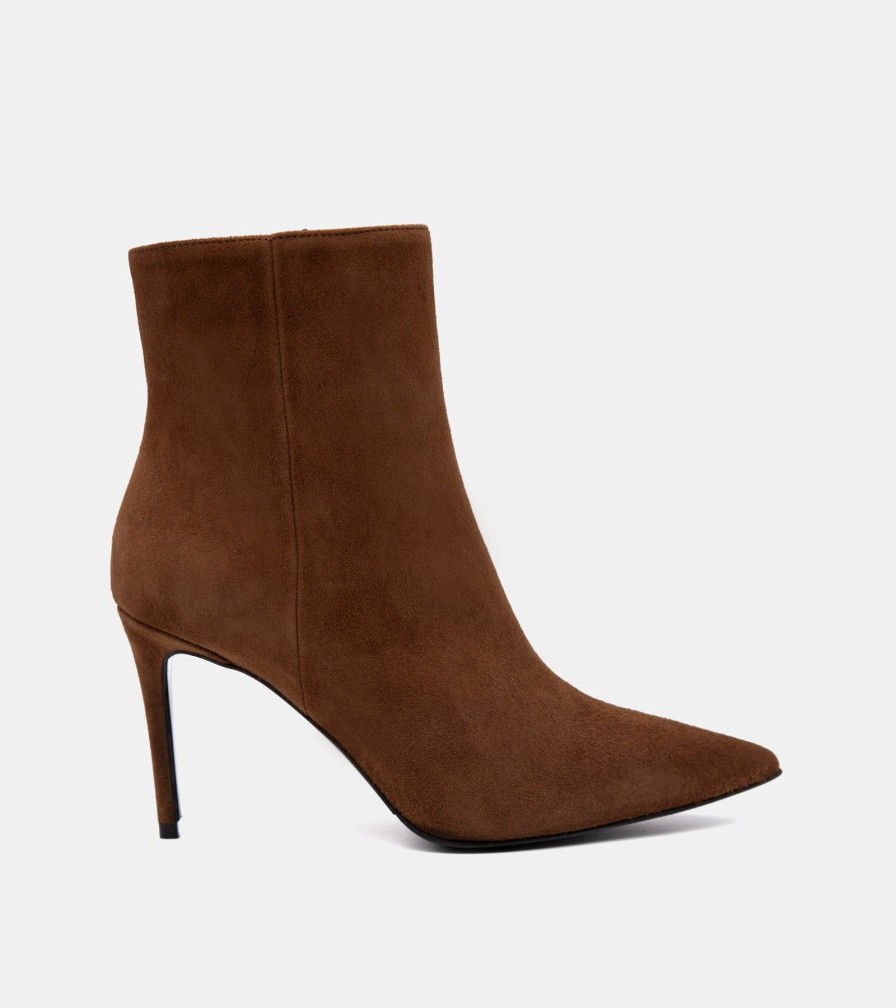 Ankle Boots GOLD | Burnt Suede Ankle Boots