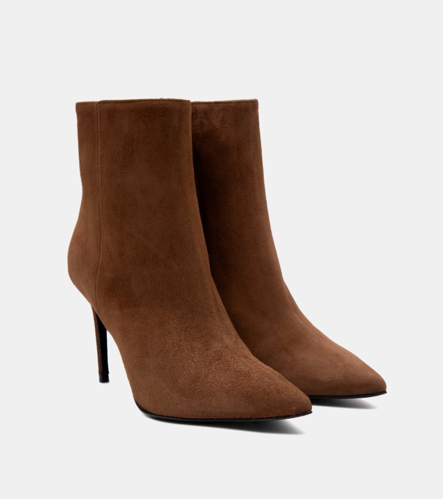 Ankle Boots GOLD | Burnt Suede Ankle Boots