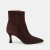 Ankle Boots CANAPE | Coffee Suede Ankle Boots