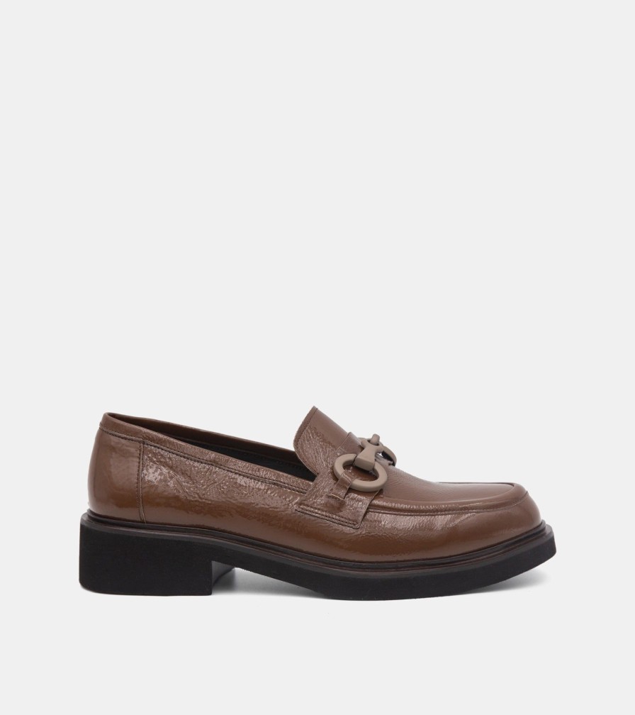 Moccasins EUROPA | Mocassini Vernice Acero