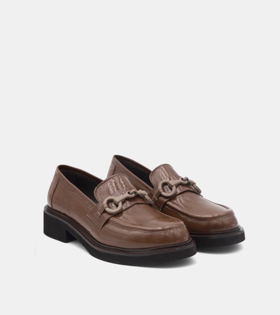 Moccasins EUROPA | Mocassini Vernice Acero