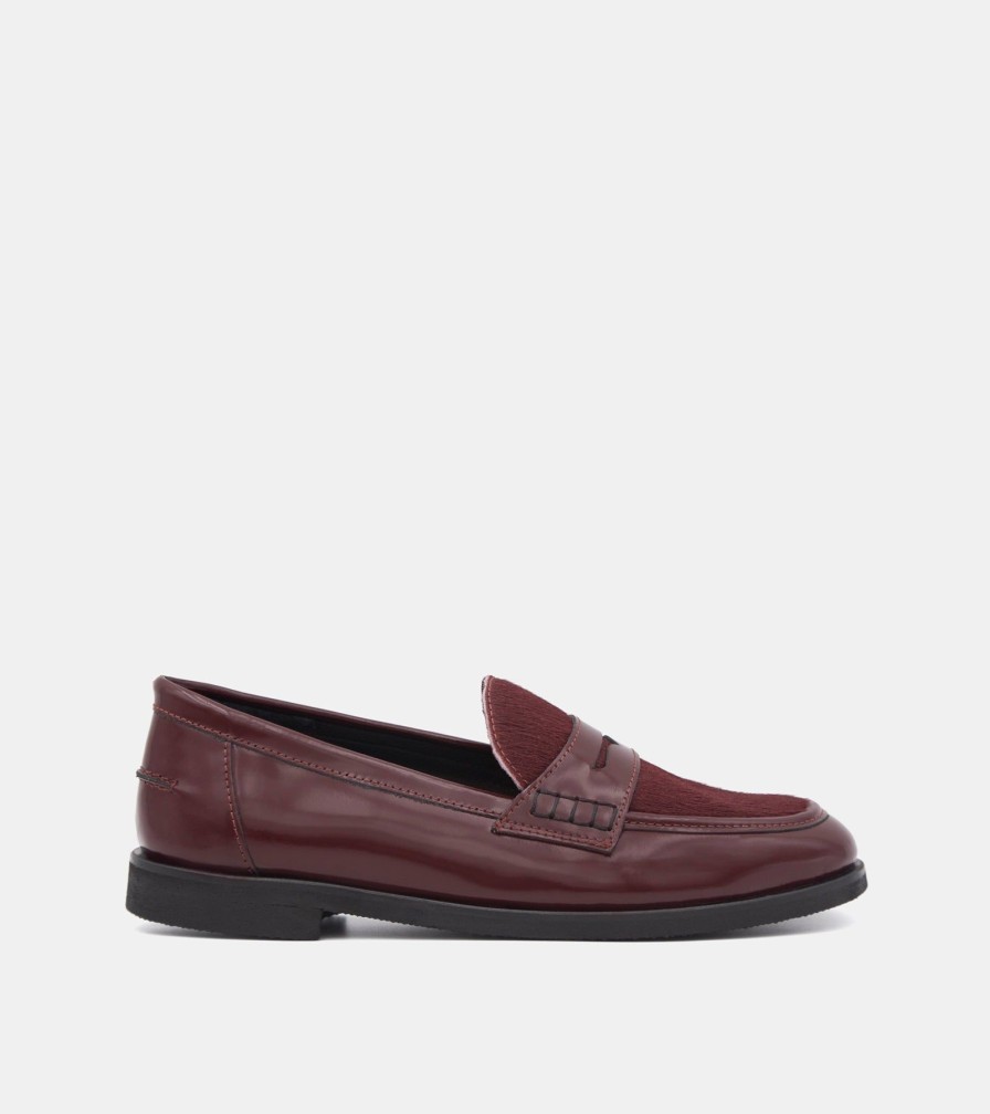 Moccasins JOAN | Mocassini Cavallino Bordeaux