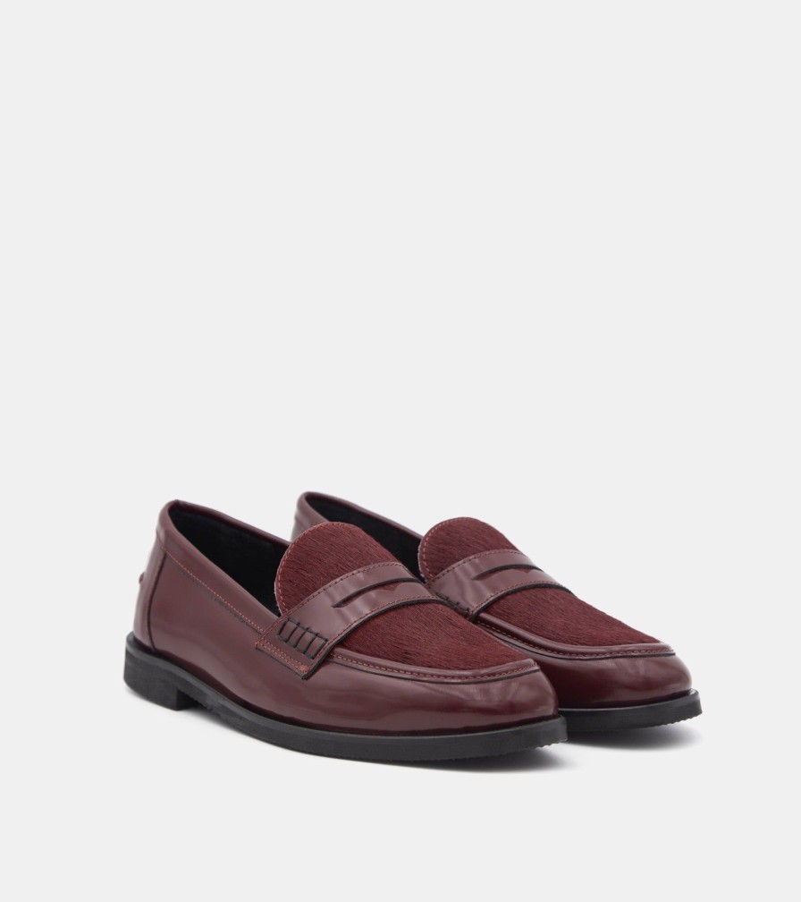 Moccasins JOAN | Mocassini Cavallino Bordeaux