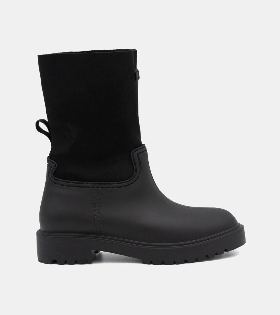 Ankle Boots UNISA | Galosce Gomma Nero