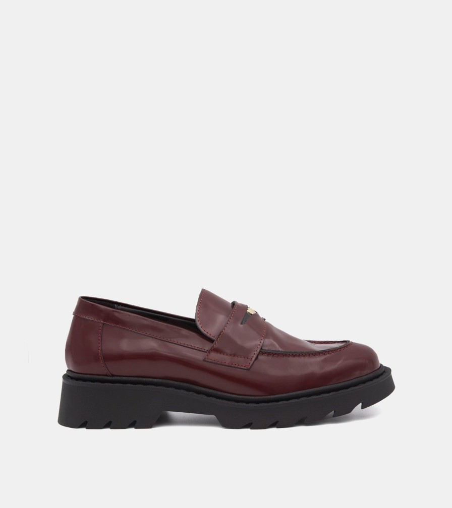 Moccasins JOAN | Mocassini Abrasivato Bordeaux