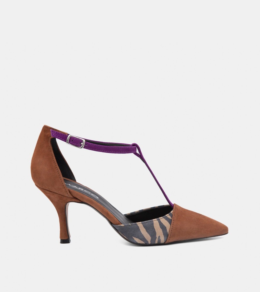 Pumps NOE | Leather Suede Decollete