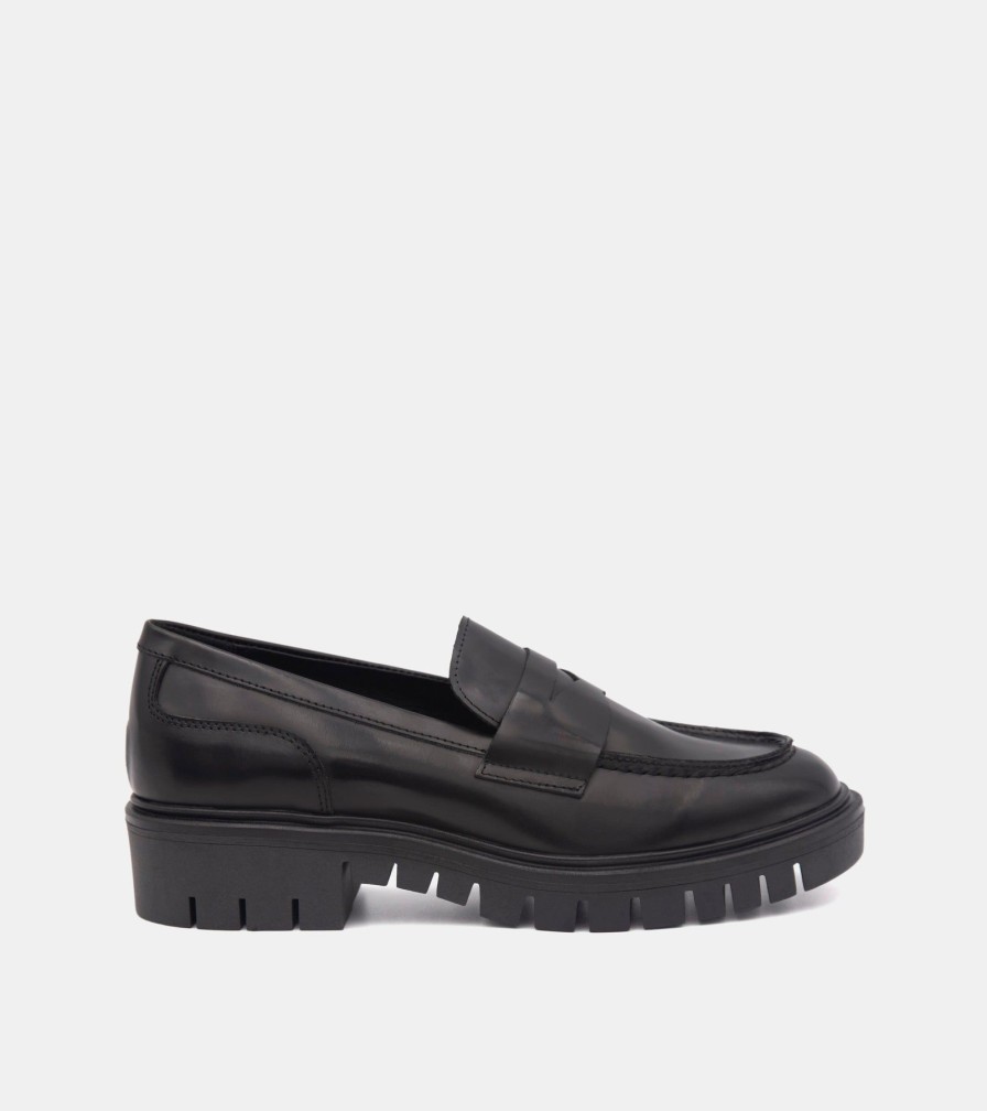 Moccasins ANIMA | Mocassini Pelle Nero