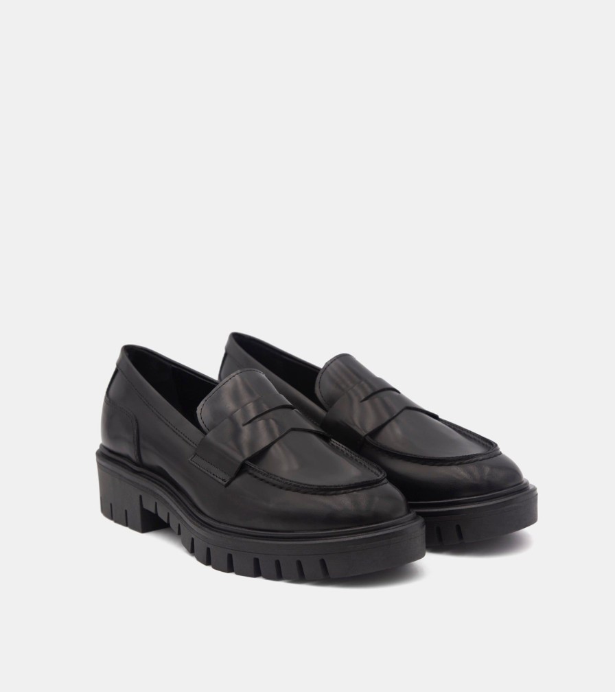 Moccasins ANIMA | Mocassini Pelle Nero