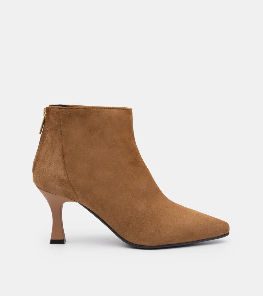 Ankle Boots CANAPE | Tobacco Suede Ankle Boots