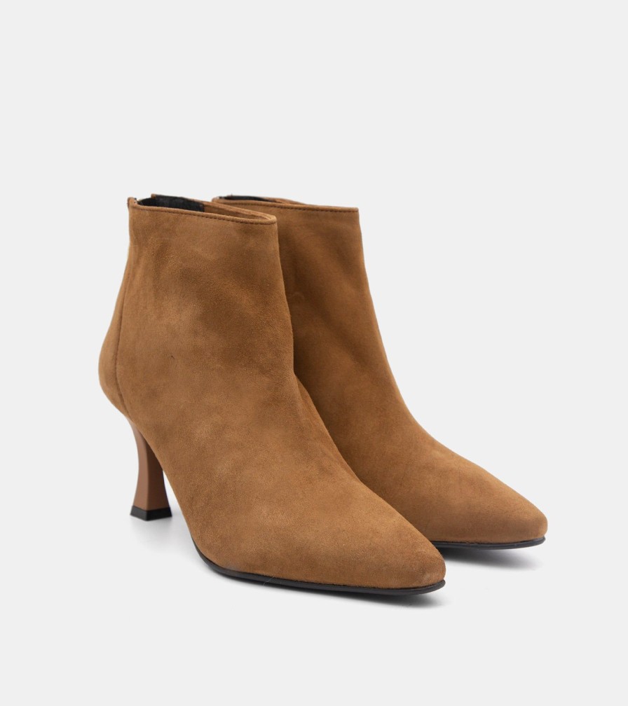 Ankle Boots CANAPE | Tobacco Suede Ankle Boots