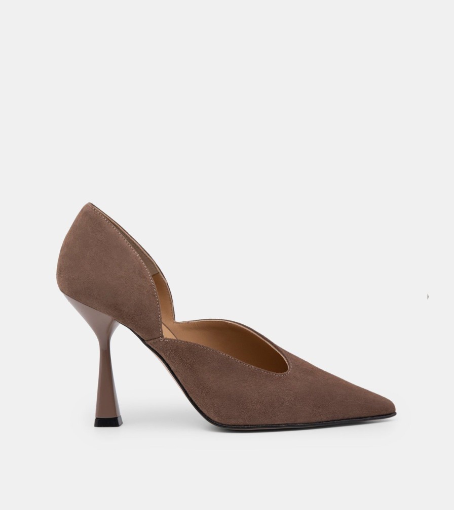 Pumps CRISPI | Maple Suede Decollete