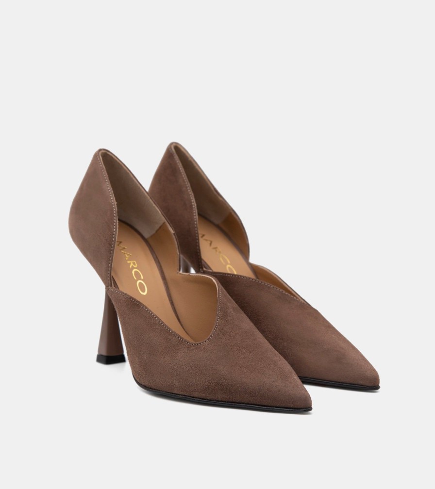 Pumps CRISPI | Maple Suede Decollete