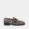 Moccasins MARTINA | Beige Zebra Loafers