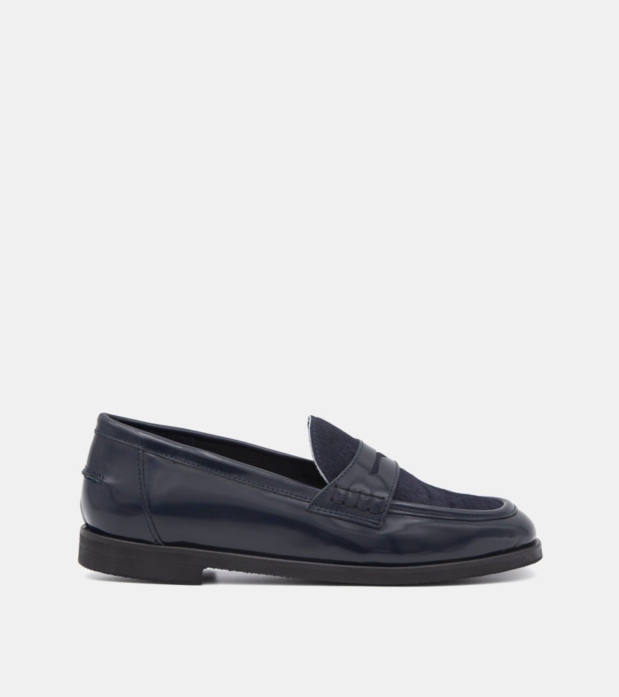 Moccasins JOAN | Mocassini Cavallino Blu