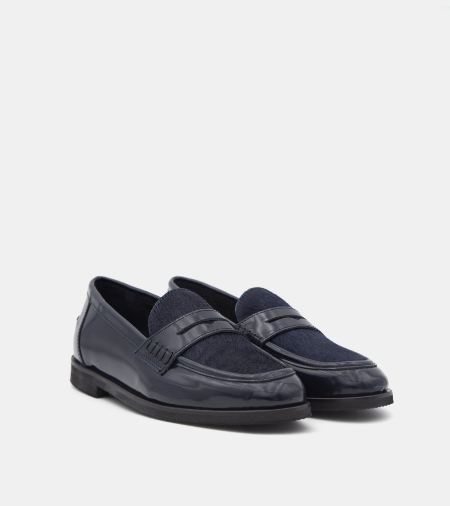 Moccasins JOAN | Mocassini Cavallino Blu