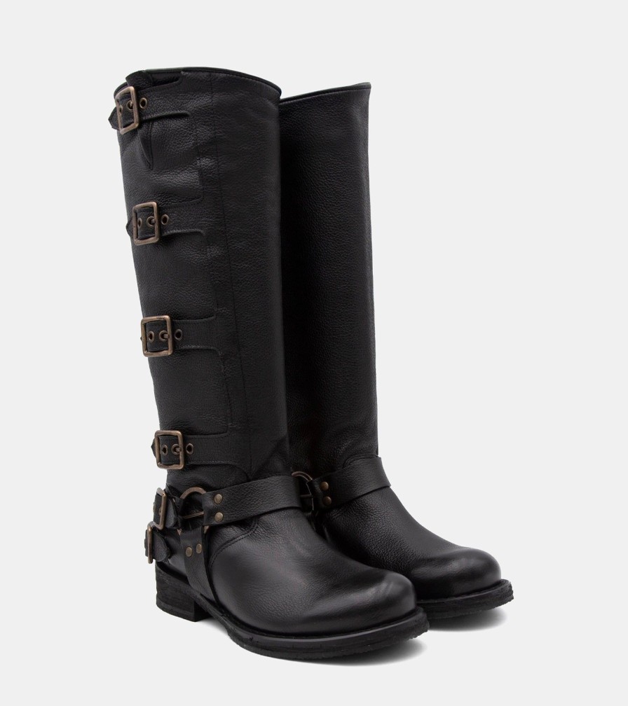 Boots FELMINI | Biker Nappa Nero