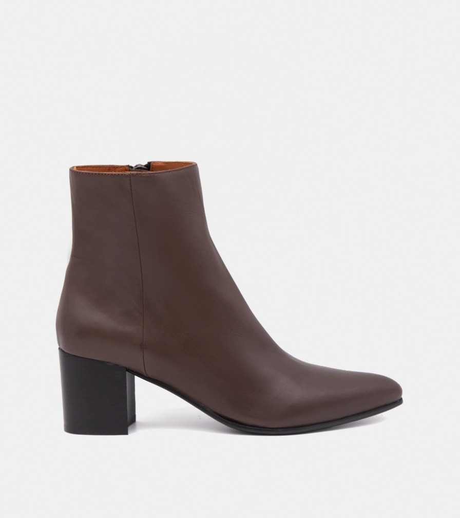 Ankle Boots G.UNION | Brown Nappa Ankle Boots