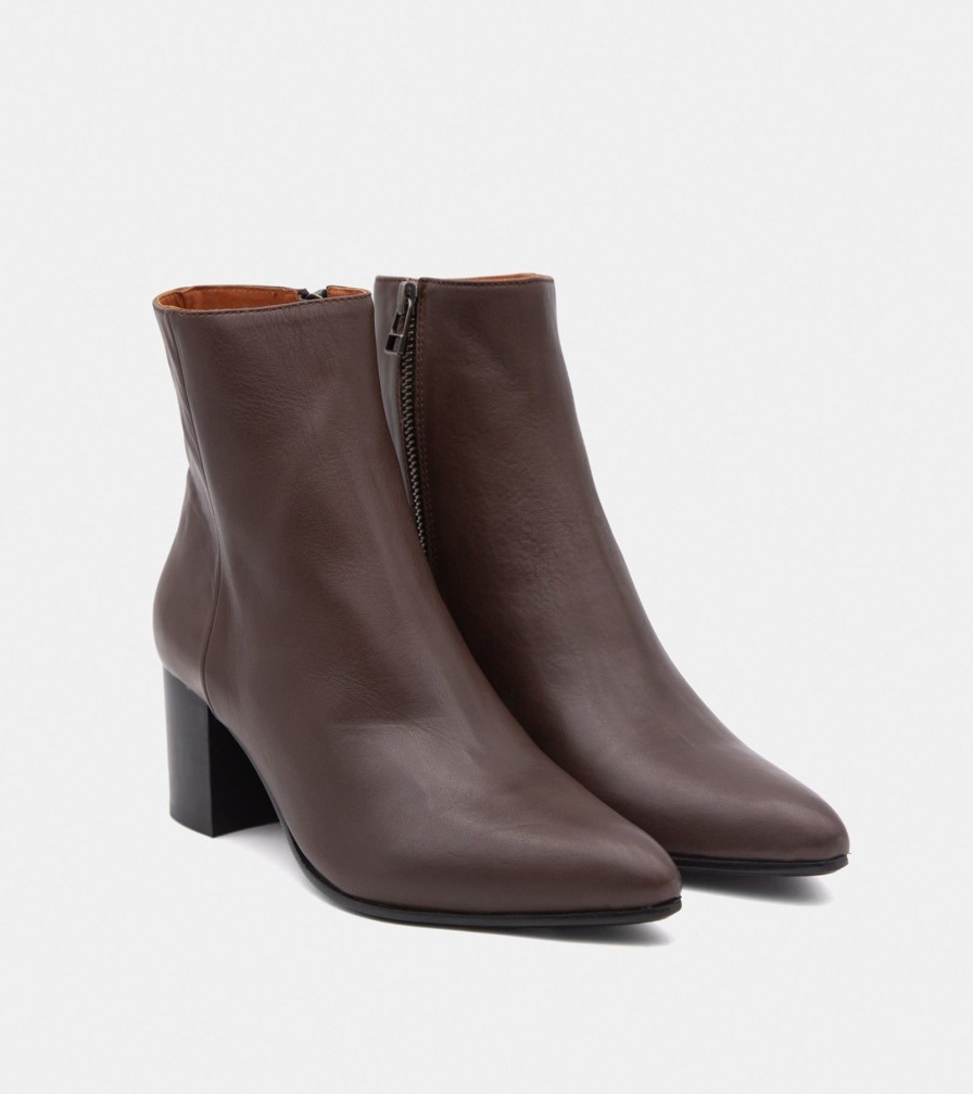 Ankle Boots G.UNION | Brown Nappa Ankle Boots