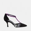 Pumps NOE | Black Suede Decollete