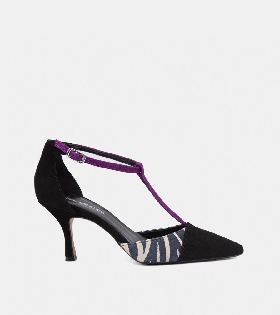 Pumps NOE | Black Suede Decollete